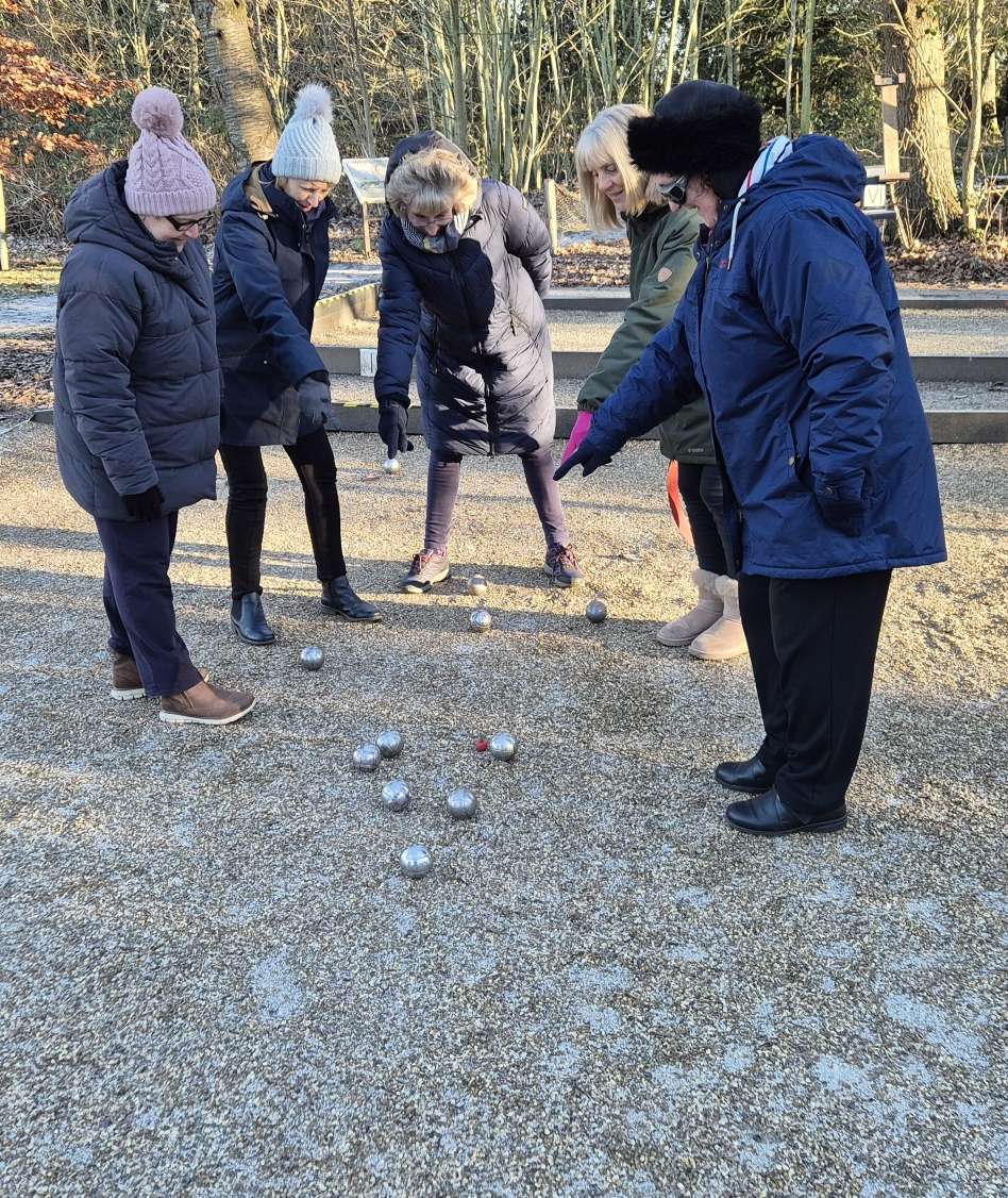 Playing Petanque